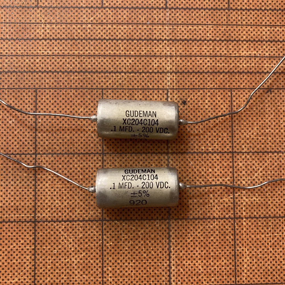 Capacitor 0.1mfd 200vdc 5% Gudeman  (5 pieces)