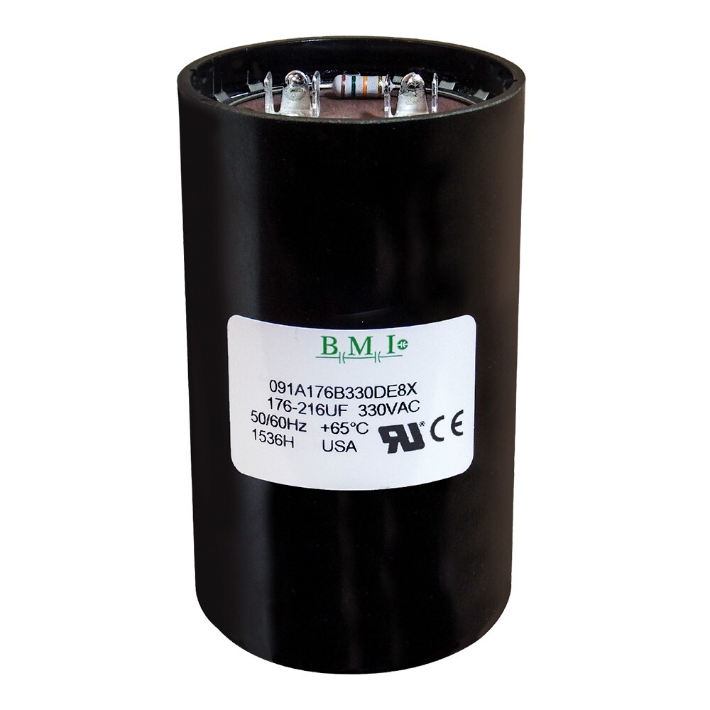 Lennox 63A06 Capacitor, Start, 330 Volt, 50/60HZ, 176-216 MFD