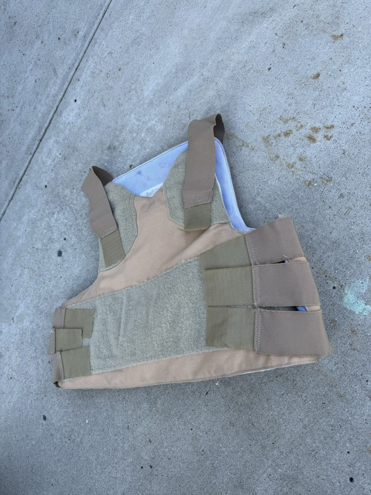 Custom Armor Technologies Tan Low Profile Large Carrier w/ L3A Inserts DOM 2008