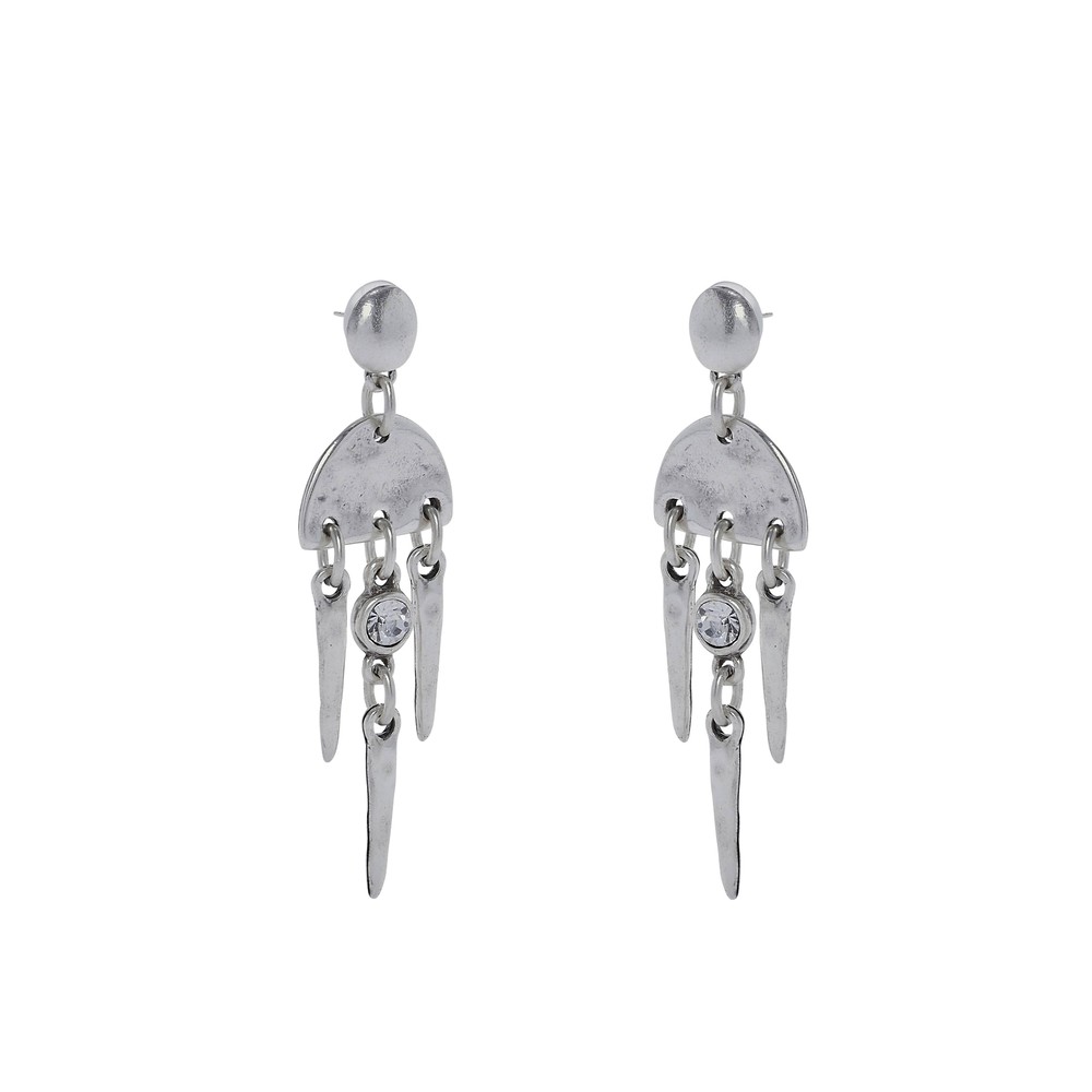 Handmade Pewter Earrings - 1835