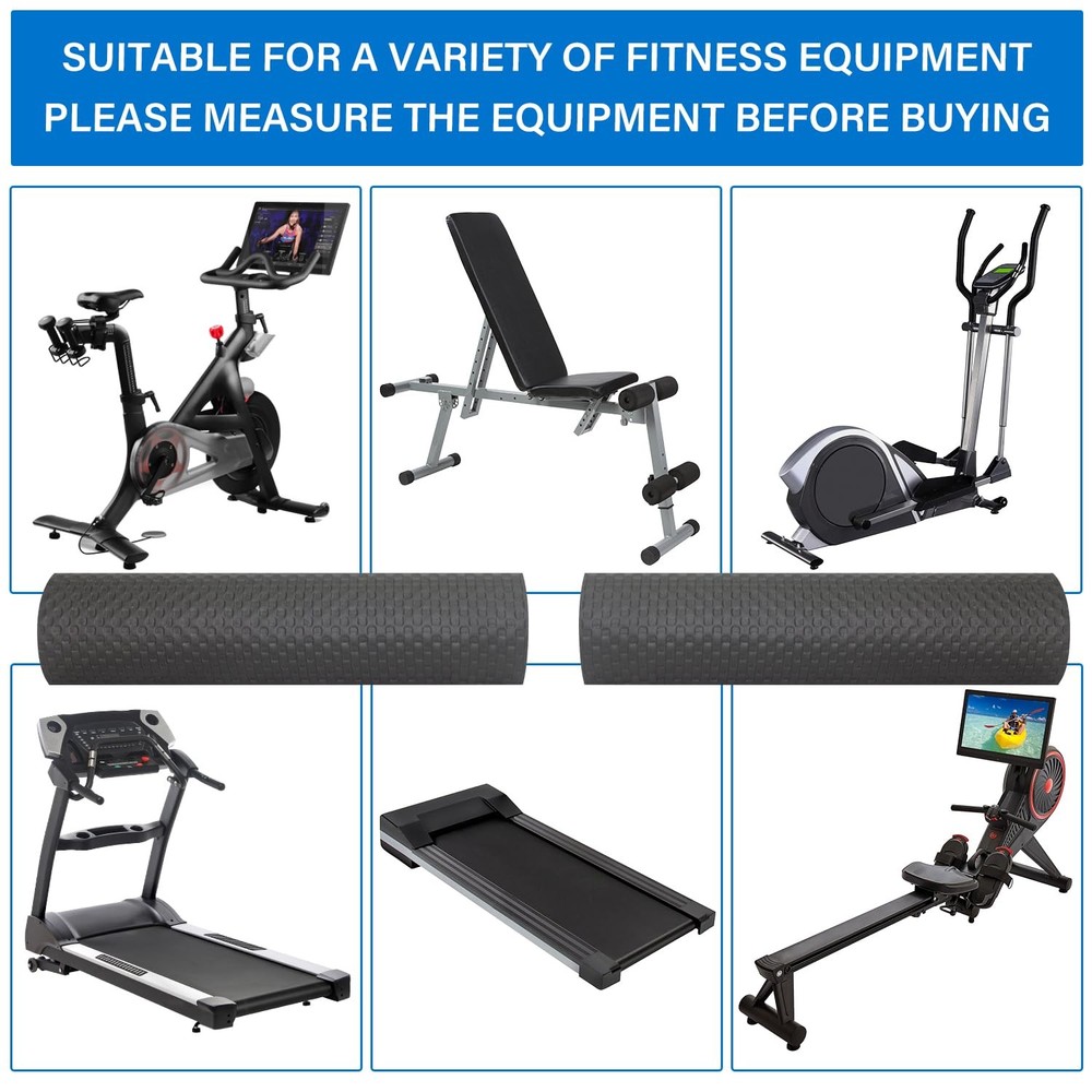 Treadmill MatExercise Bike MatsRowing Machine MatElliptical MatUnder Exercise...