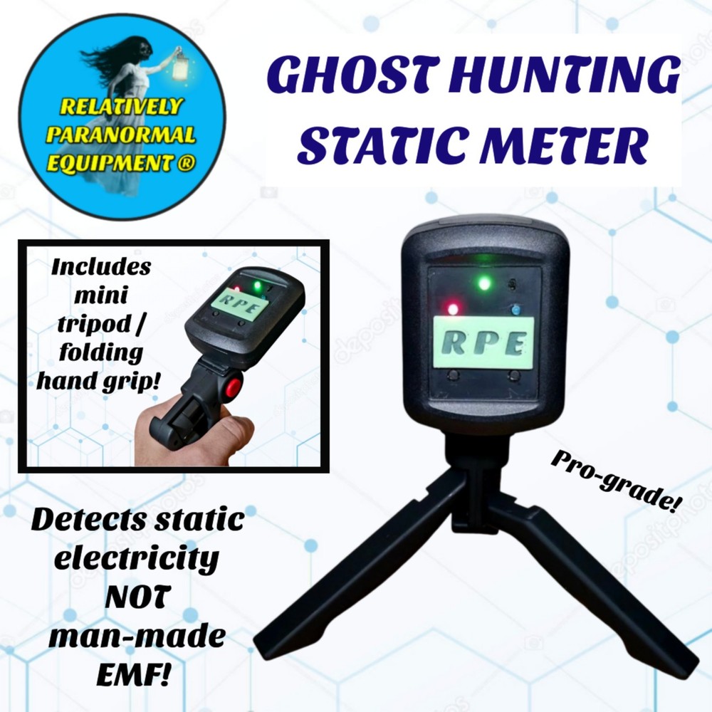 Ghost Hunting Static Meter  detects the static  feeling when a spirit is present