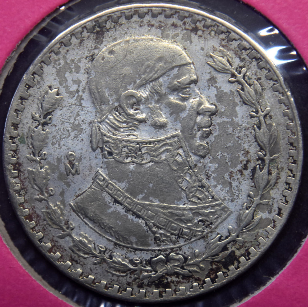 1959 Mexico One Peso Silver Coin