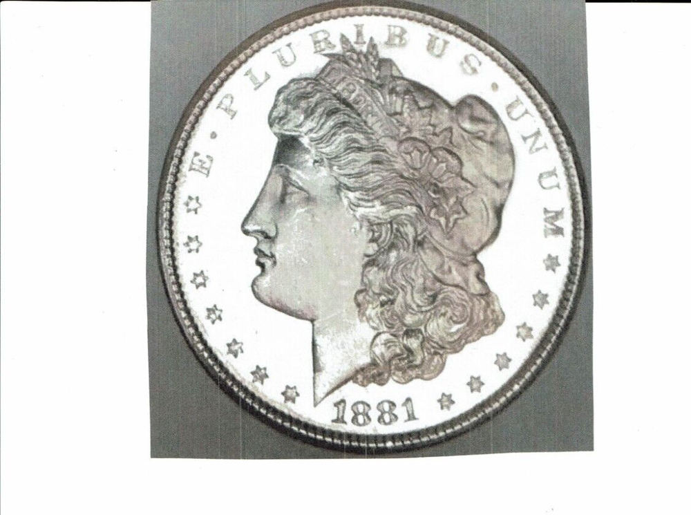 1881-S MORGAN GEM SEMI PROOF LIKE