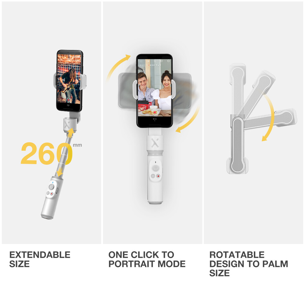 ZHIYUN Smooth X Phone Gimbal Stabilizer Handheld for iPhone Android - open box