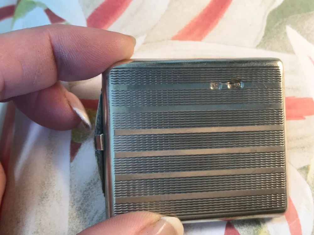 FABERGE August Holmstrom Sterling Snuff Box Signed Antique