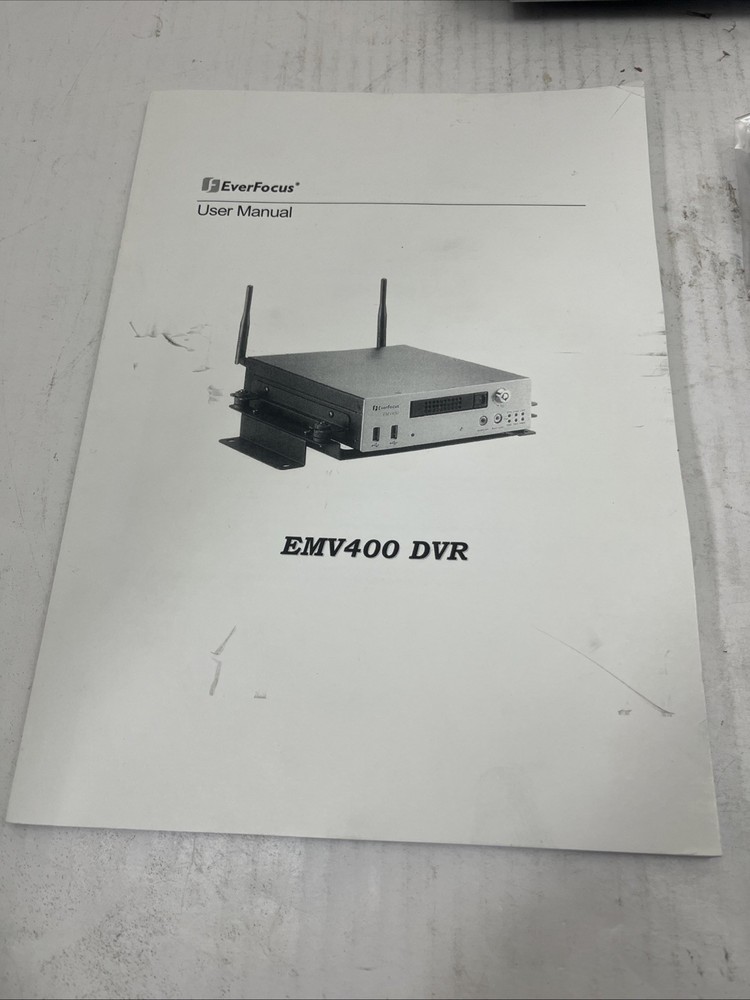 EVERFOCUS EMV400 4 CHANNEL MOBILE DIGITAL RECORDER