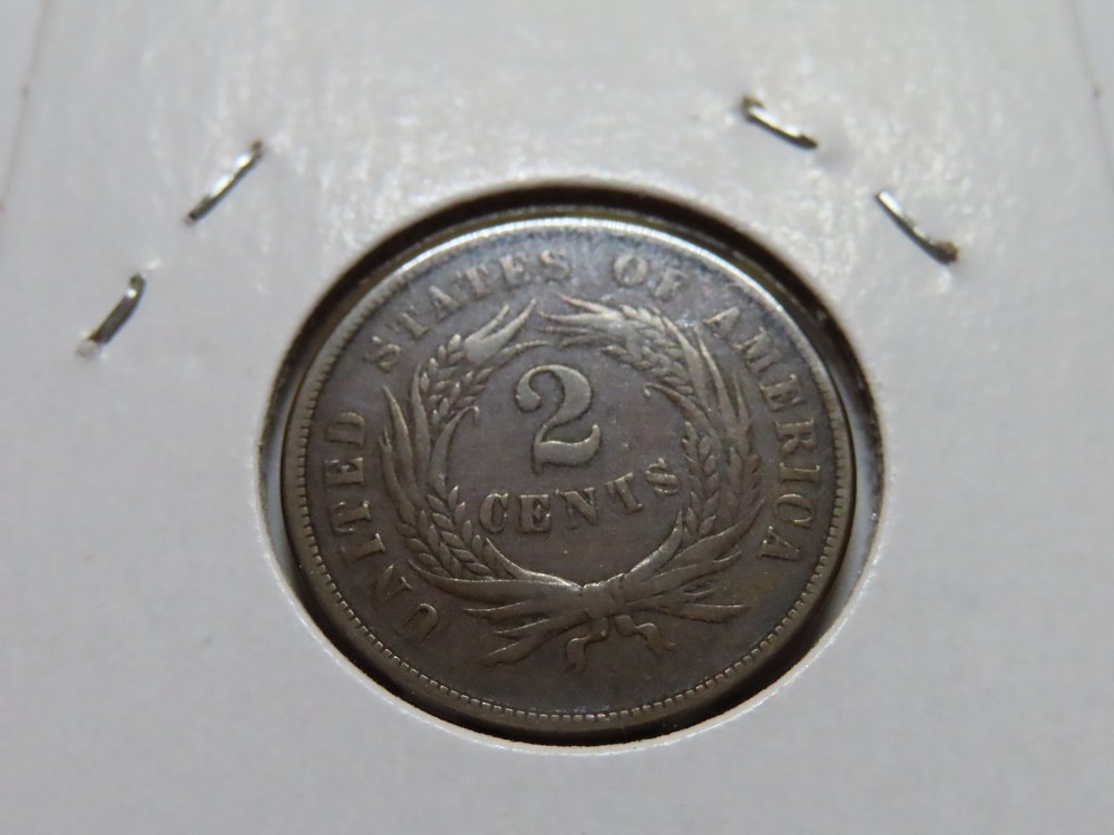 1865 Two Cent Shield Piece - Circulated but nice