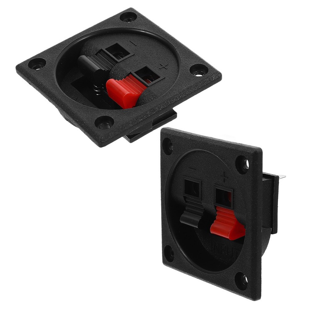 2 PCS Subwoofer Box Speaker Terminal Plates Binding Post Car Accessory