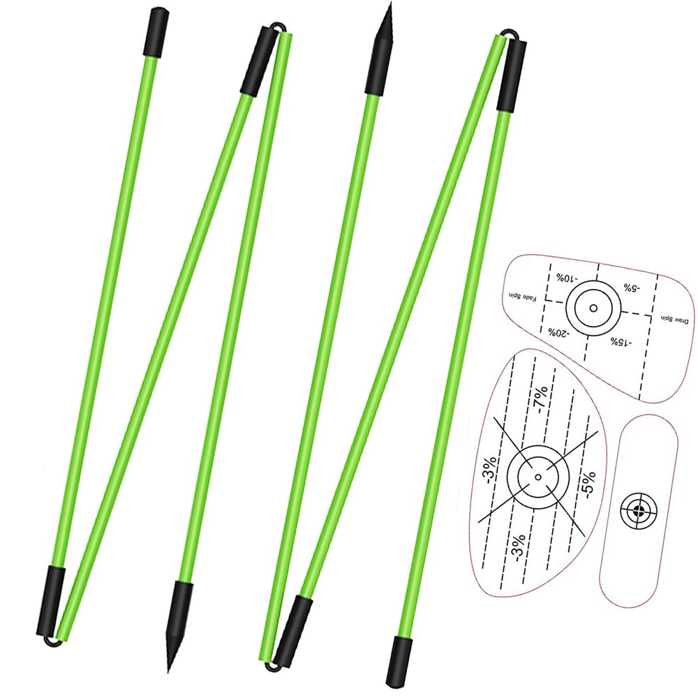 Golf Alignment Sticks 2 Pack 48" Golf Training Aid Alignment Stick, Golf Impa...