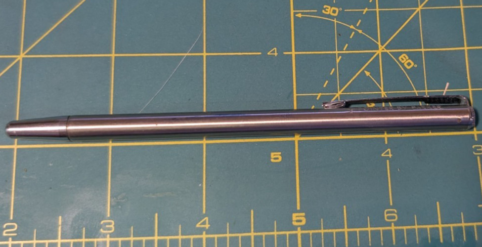 EMPHASIS POINTER Telescopic Silver Pocket Pen Sized Pointer Japan 5" - 25" VTG