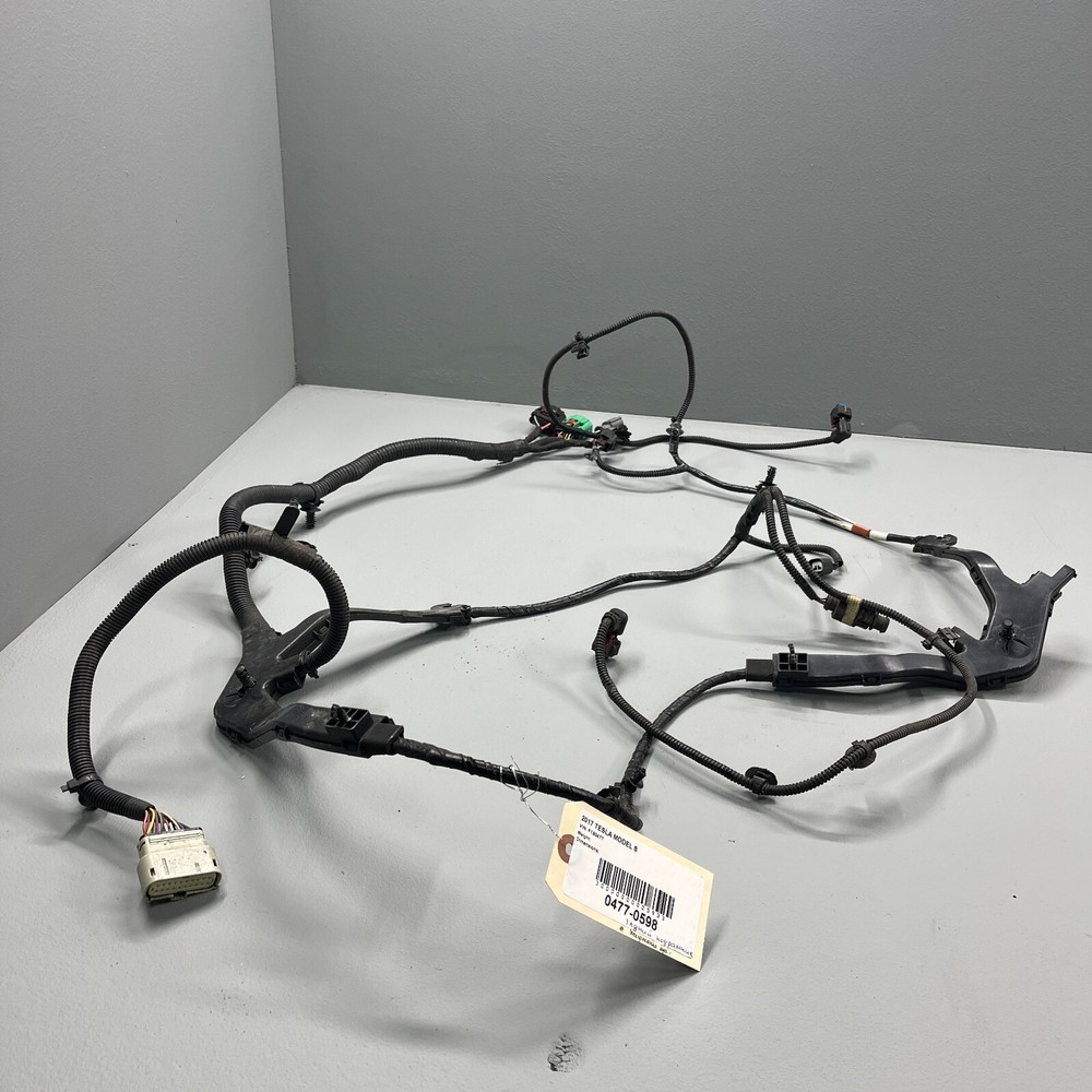 2017 -2020 Tesla Model S 75D Wiring Wire Harness Rear Subframe OEM