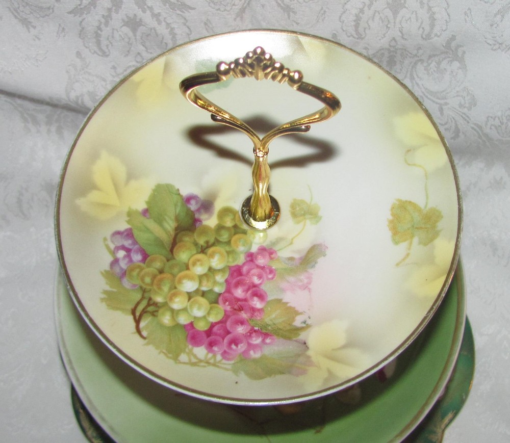 Custom Three Tier Cake Stand Made With Antique Plates Tea Party