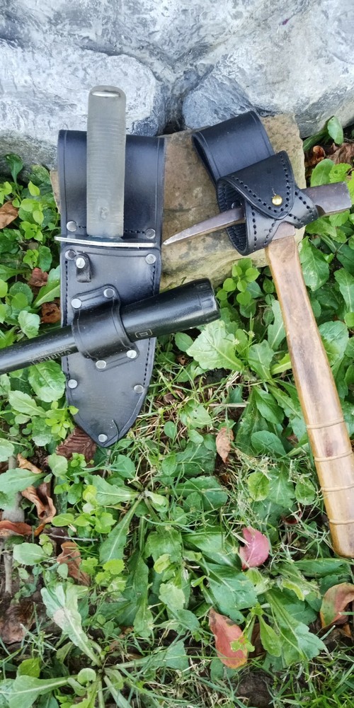Rockhound Leather Hammer/Pick Holster. (Booker Leather)