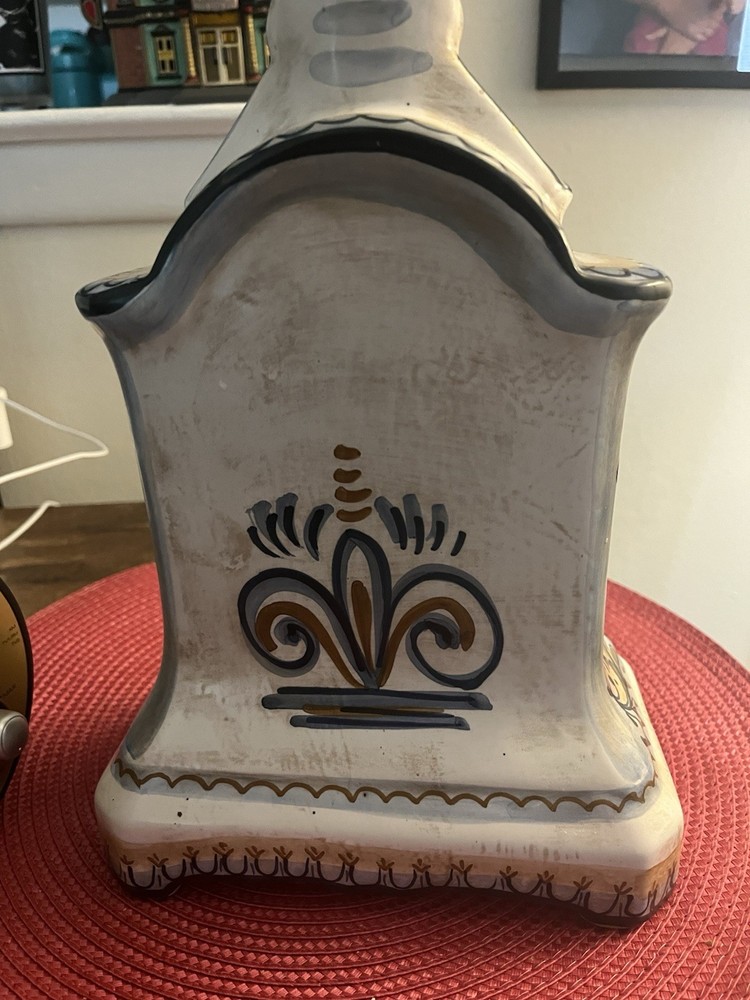 italian porcelain clock