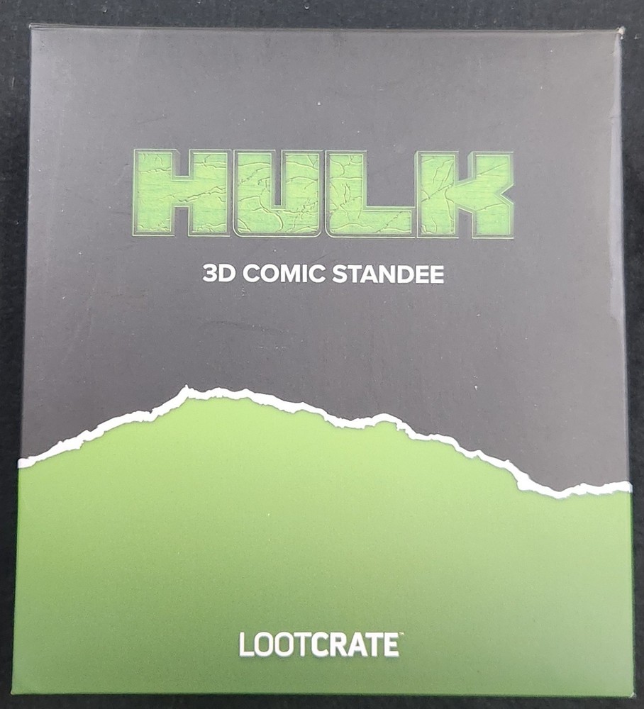 Marvel The Incredible Hulk 3D Comic Standee, Loot Crate Exclusive!