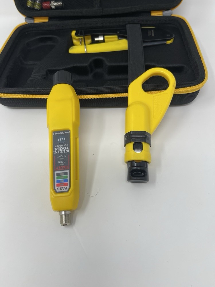 KLEIN TOOLS VDV512-101 Coax Explorer 2 Tester Kit USED WORK