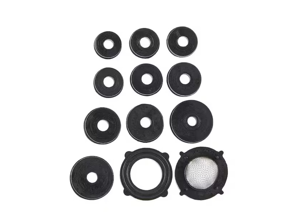 Everbilt Flat Rubber Washer Pro Assortment Kit (126-Pieces)-Missing some