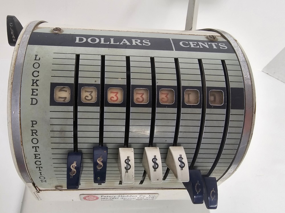 Vintage PAYMASTER Series X-550 Check Writer Machine NO KEY