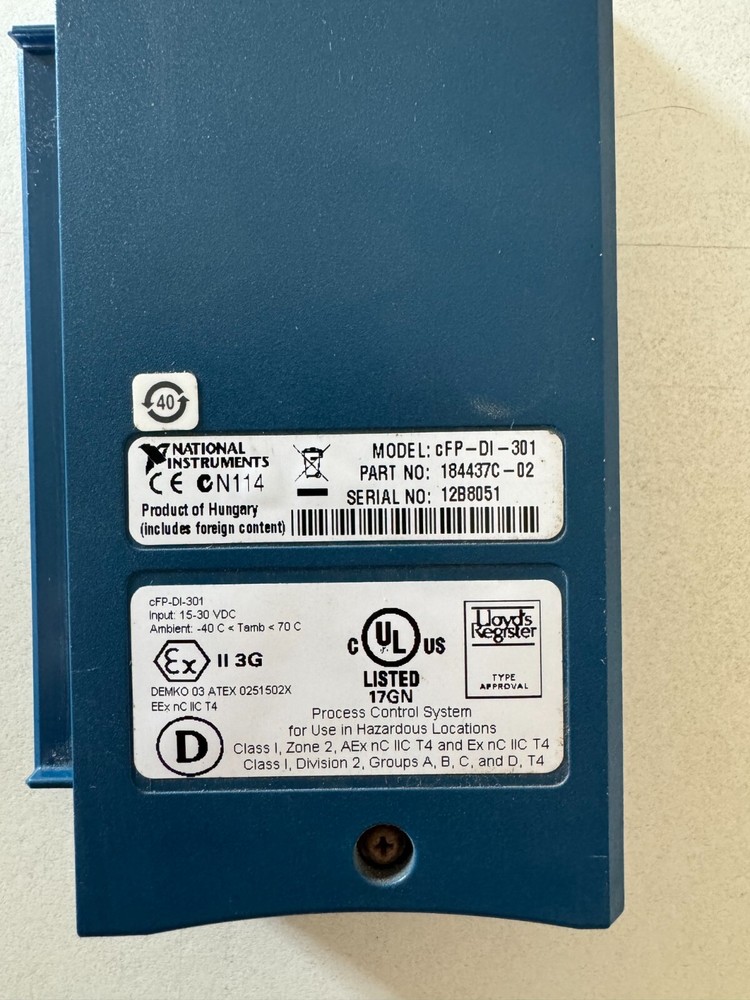 National Instruments cFP-DI-301