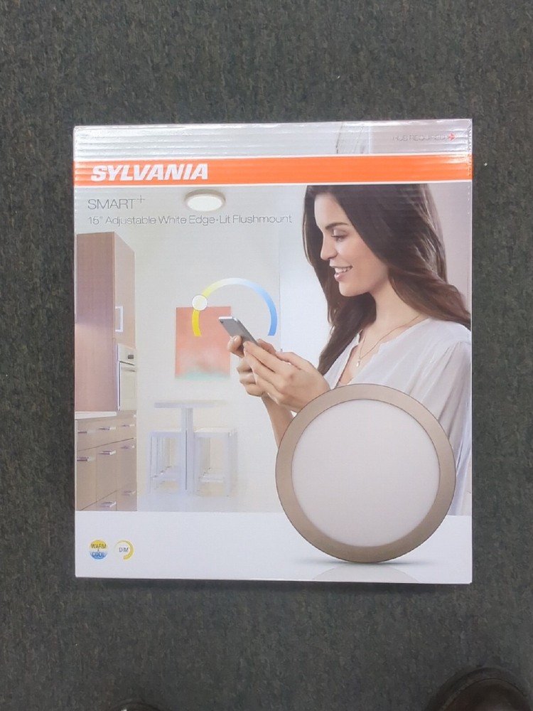 ✨New✨ Sylvania Smart+  15-inch Adjustable Edge-Lit Flushmount Light - Lighting