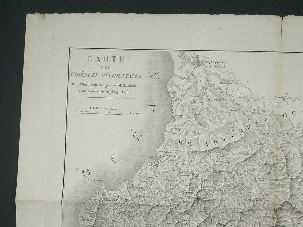 1793-75 REVOLUTIONARY WAR MAP - AUTHENTIC PRINT