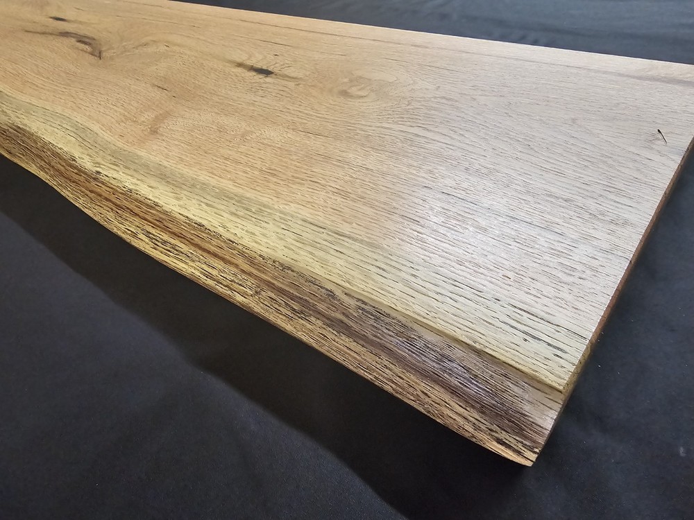 Live Edge Red Oak With Black Epoxy #RO12