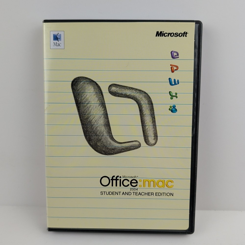 Microsoft Office Mac Student And Teacher Edition 2004 Word Powerpoint Excel