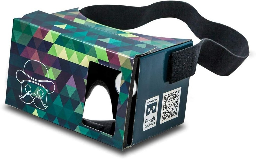 Universal Google Cardboard VR Goggles: Includes Cushion & Sweatproof Features