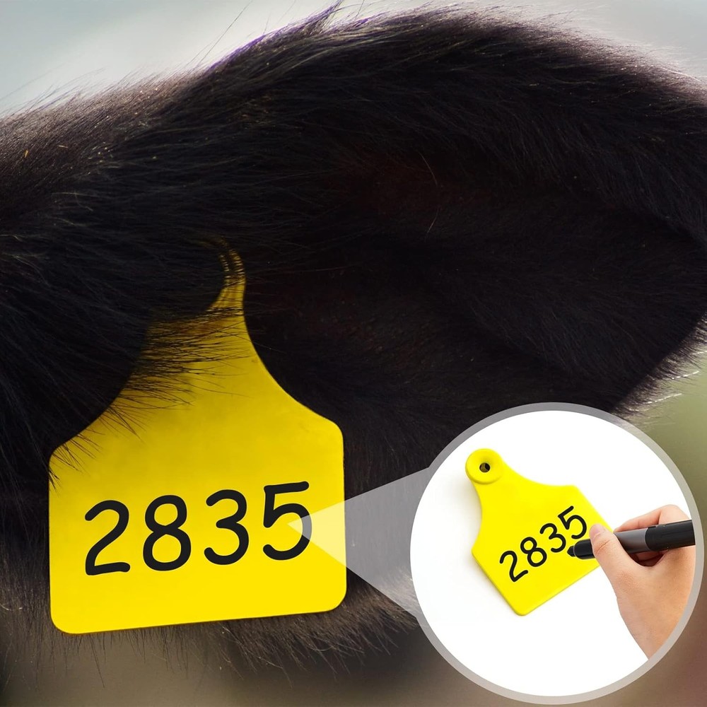 Livestock Ear Tag Marking Pen Black Ink