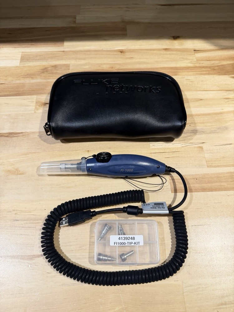 FLUKE FI-1000-KIT USB VIDEO PROBE & 4 TIP SET - SHIPS FAST