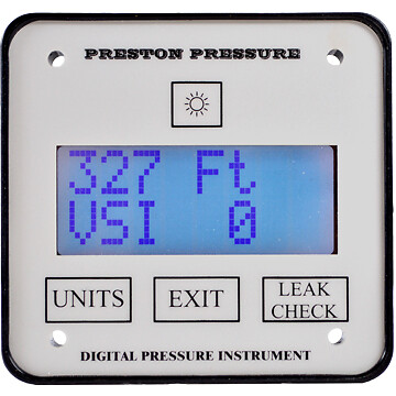 Digital Altimeter Display Preston Pressure ALT-621-35