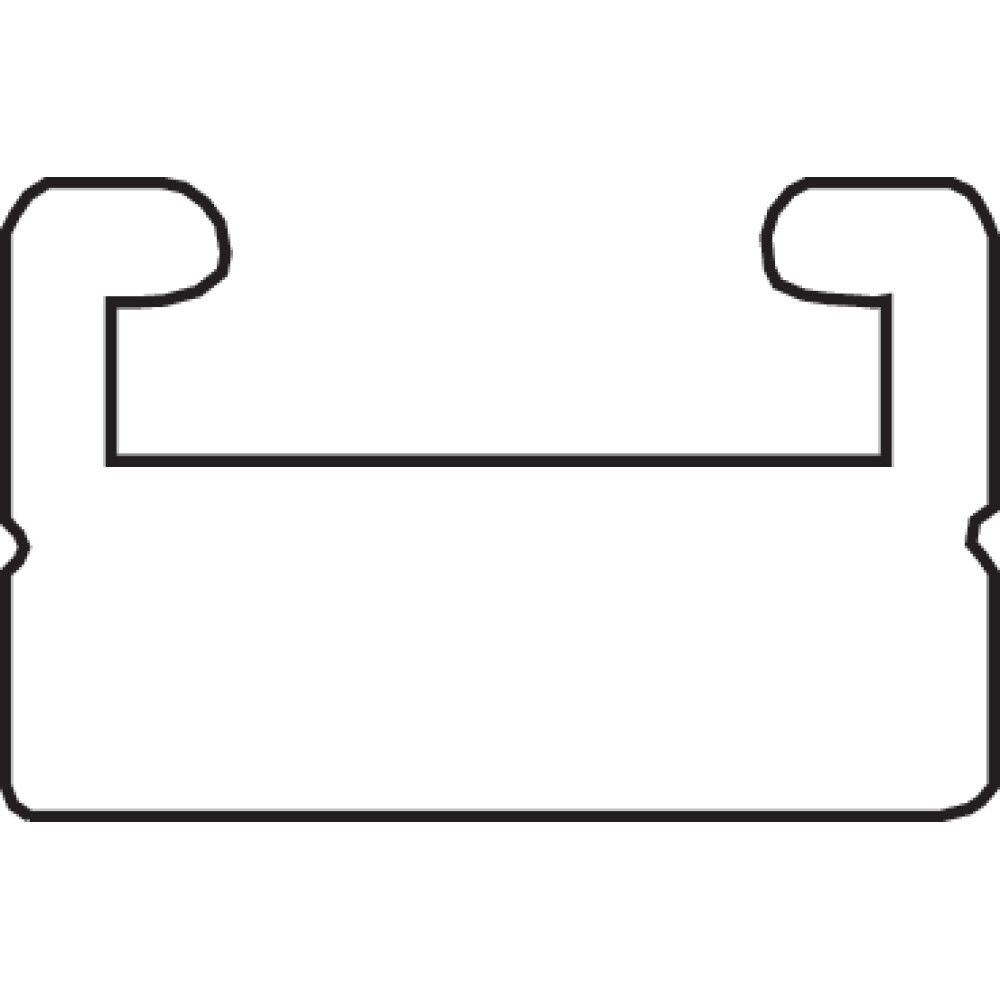 Garland Black Replacement Slide - Graphite - Profile 20 | 20-5256201-12-1