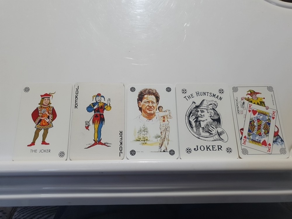 5 Vintage Joker Cards (J.21)