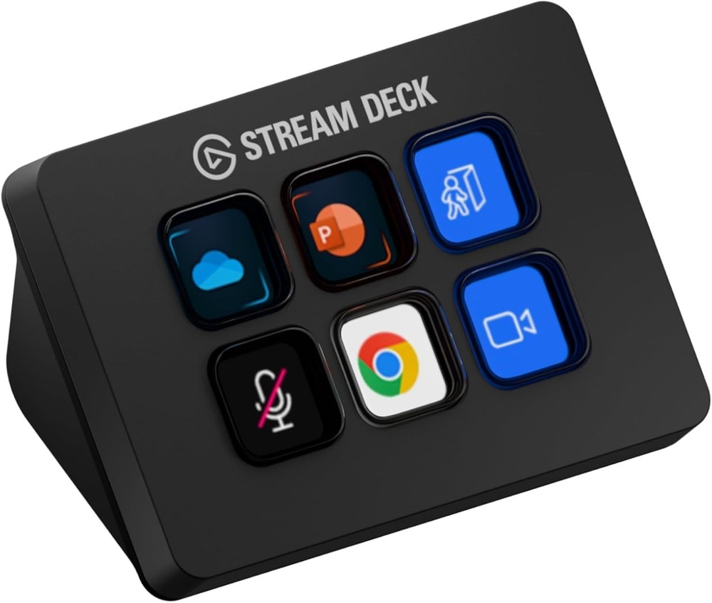 Stream Deck Mini – Control Zoom, Teams, PowerPoint, MS Office and Boost Produ...