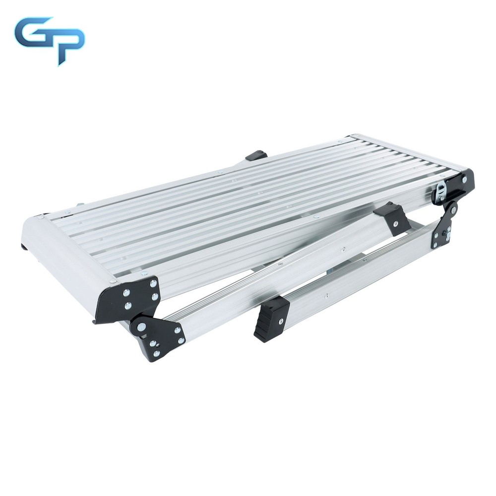 Aluminum Step Stool Non-slip Folding Work Platform 330LBS Drywall Ladder