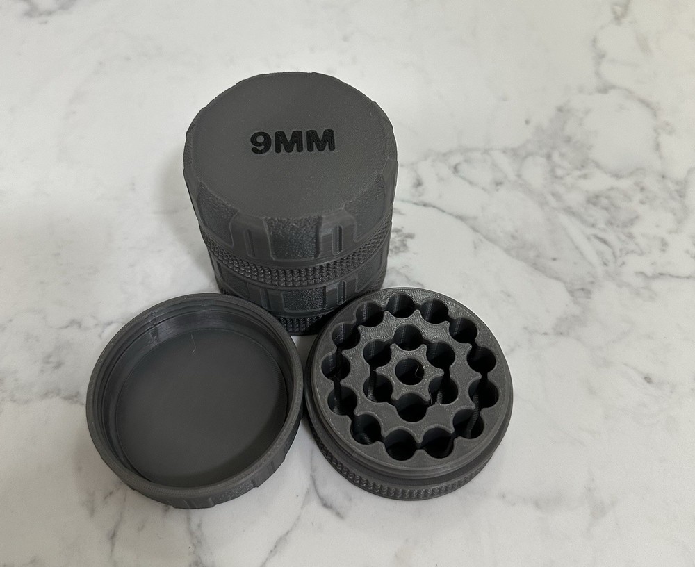 3 Pack of 9MM Ammo Puck – Compact, Stackable Storage for 20 Rounds
