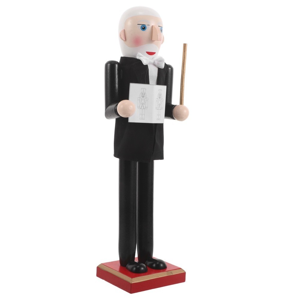 Traditional Nutcracker Ornaments Statue Black Decorative Nutcrackers