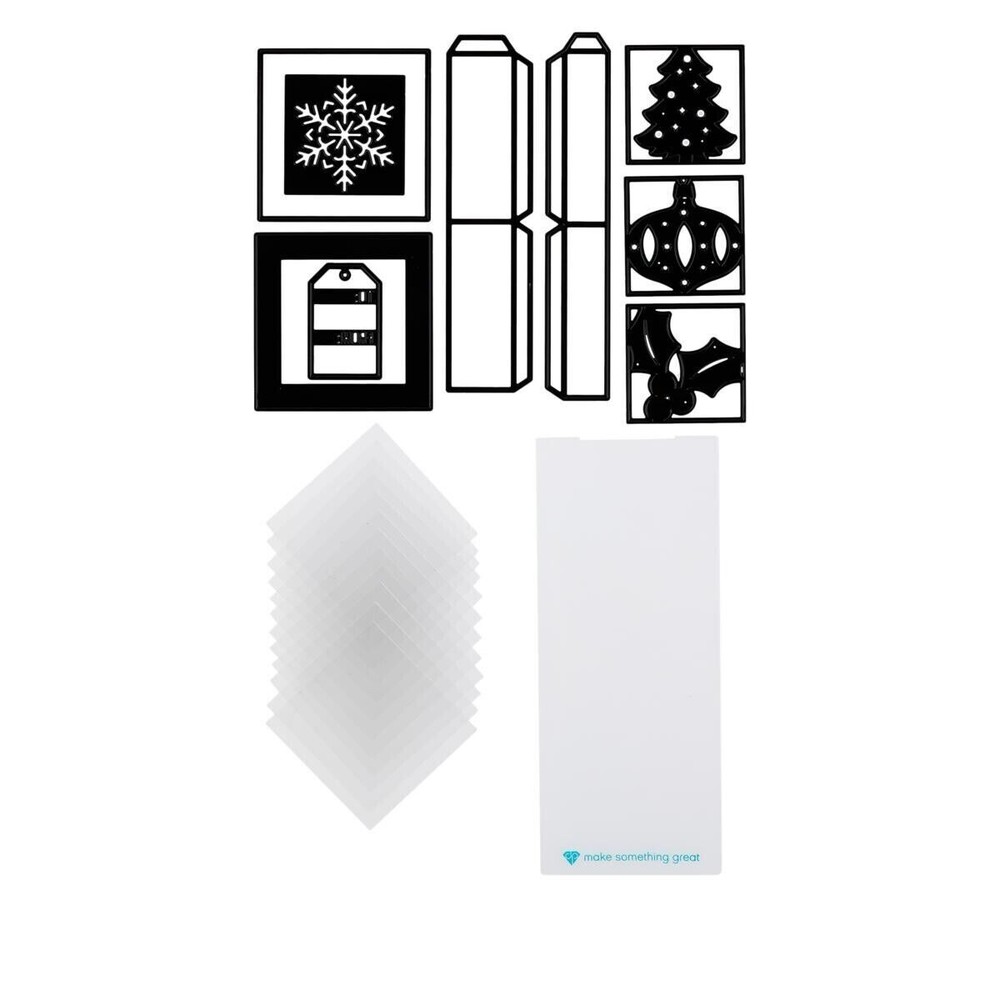 Diamond Press Nesting Christmas Box Dies Set  New