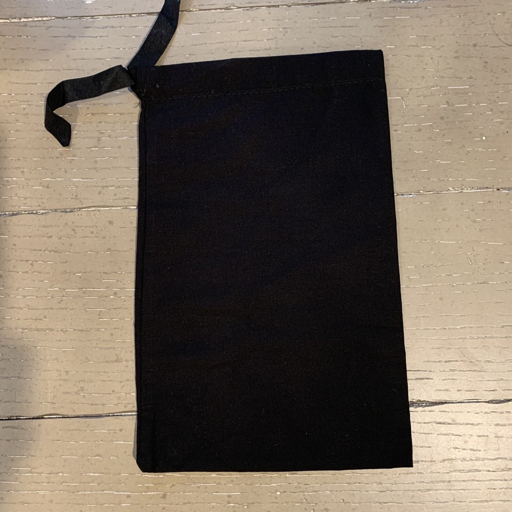 Authentic CHANEL Drawstring Dust Bag 13.25X8.25 Black