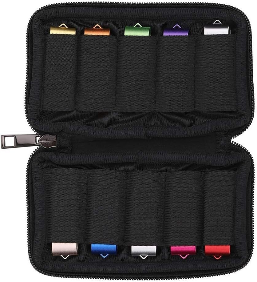 Flash Drive Case USB Storage Holder Bag For Flash Drive 10 Slots Soft Material