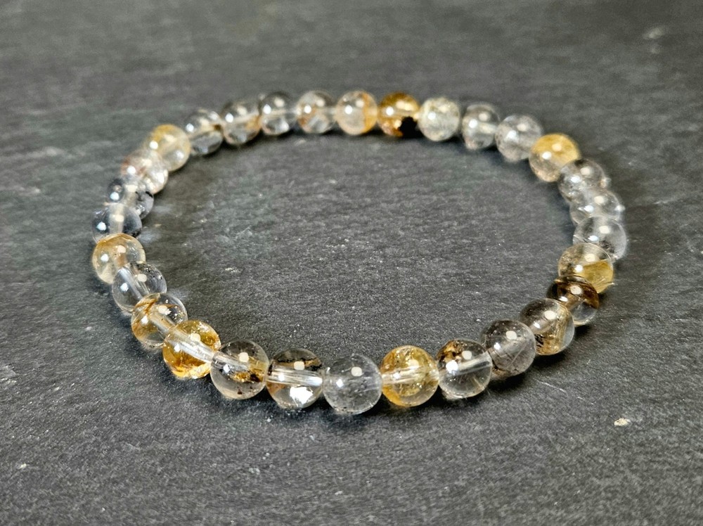 GREAT VALUE! Natural Herkimer Diamond Bracelet (6+ mm)