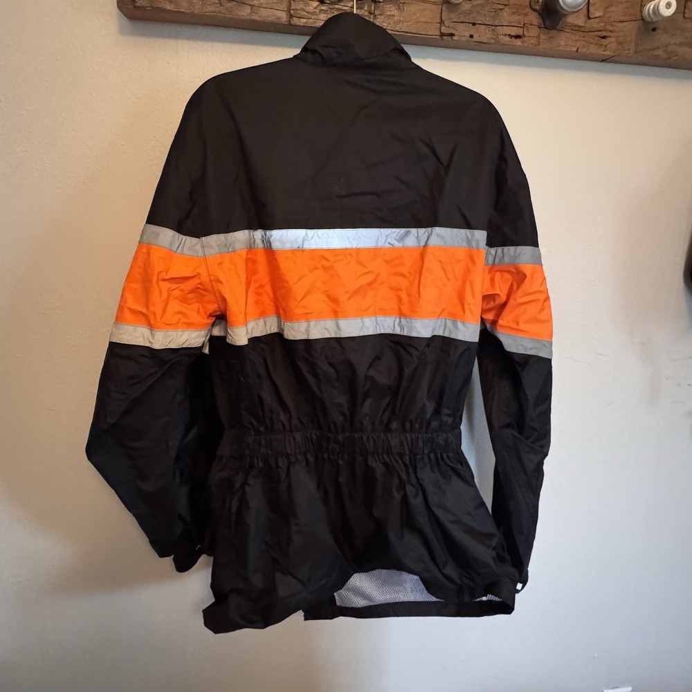 JP Cycle Reflective Riding Motorcycle Rain Jacket XL