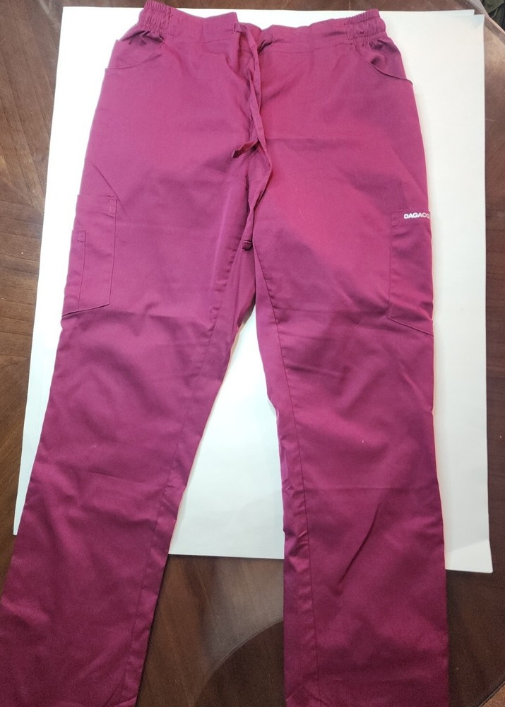 Dark Red Small Scrubs