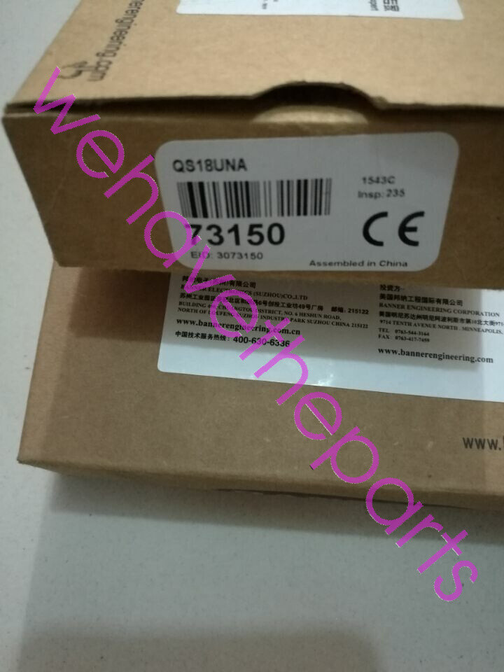 New Original BANNER QS18UNA 73150 ultrasonic sensor FREE Expedited Shipping