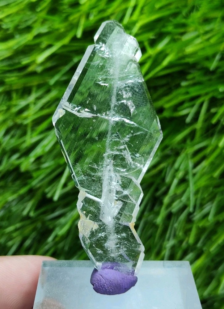 Faden Quartz DT Transparent Crystal Has Good Luster & Nice Termination
