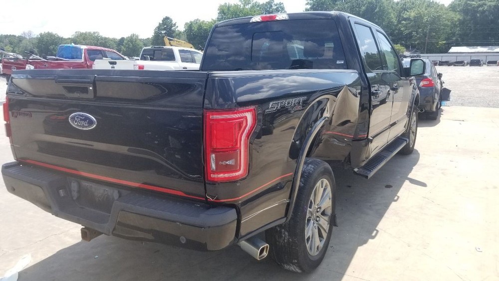 17 FORD F150 REAR TAILGATE ASSEMBLY WITH REAR VIEW CAMERA BLACK