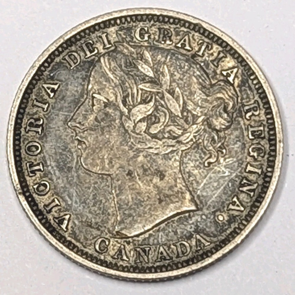 1858 Canadian 20 Cent Piece - Nice Original Coin