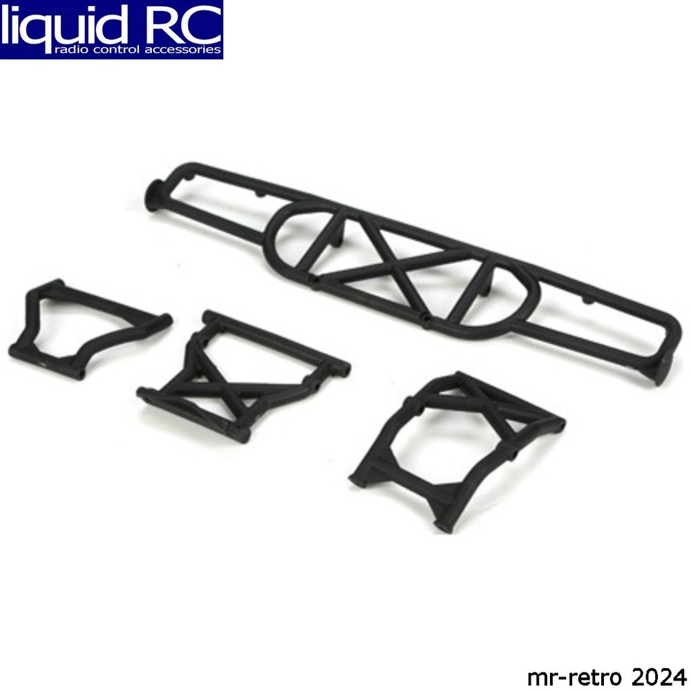 Losi B2417 Rear Bumper Pack: TEN-SCTE