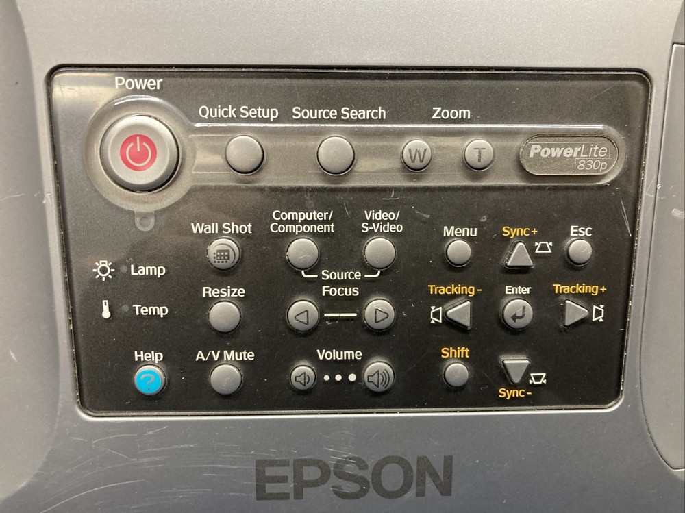Epson PowerLite 830p Projector Tested Working Good Condition Quick Ship
